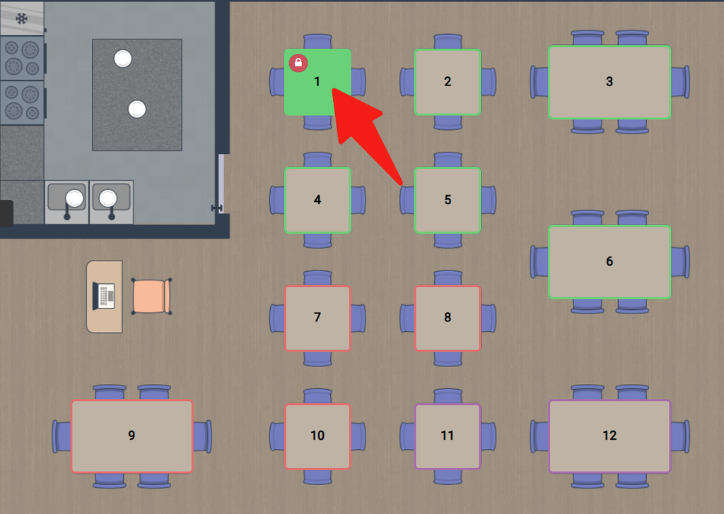 POS Table Restrict | POS user table restriction | POS table lock | Prevent table access