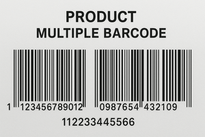 Product Multiple Barcode | Multiple barcode in product