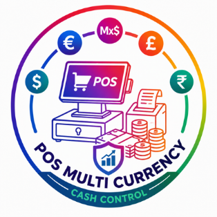 POS Multi Currency Cash Control | Multi currency cash in and cash out | Multi Currency Cash Control support dynamic currency enable like USD, Euro, Mx$ , Bs, INR