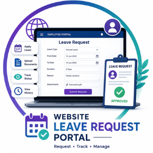Website Leave Request | Employee Leave Request from Website Portal | Odoo Leave Request Form | Website Leave Request Portal