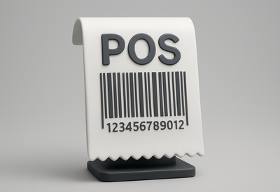  POS Receipt Barcode | Point of Sale Barcode Receipt 
